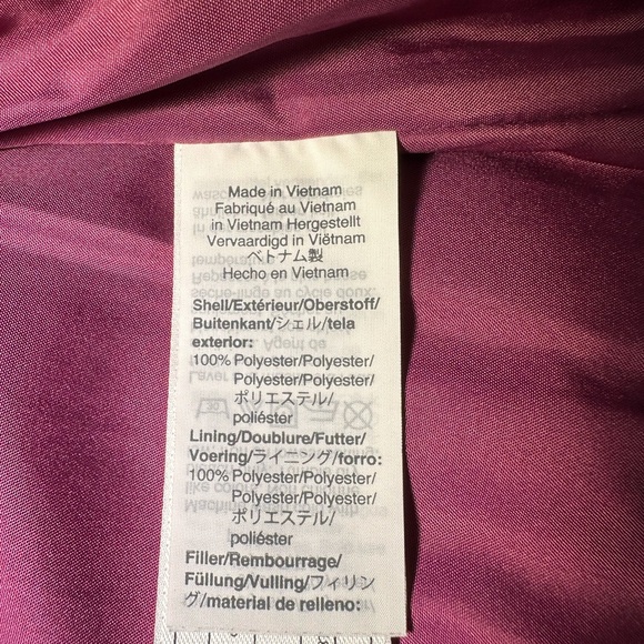 J. Crew Fuchsia Quilted Vest with Gold Zipper - Picture 9 of 10